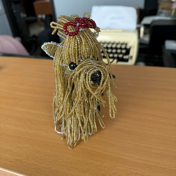 Wire Beaded Dog Decor - Picture 2 of 8